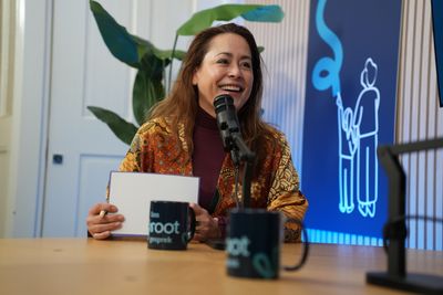 Jet Sol in Podcast Studio 010